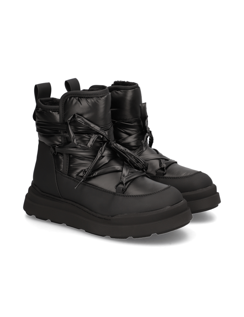 Kate-Gray-imitacija-usnja-škornji-za-sneg-črna