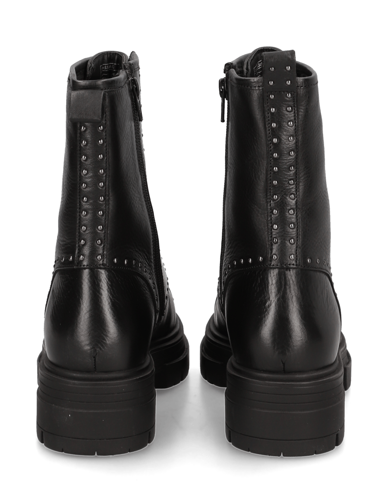 Kate-Gray-Glattleder-Schnürboot-schwarz