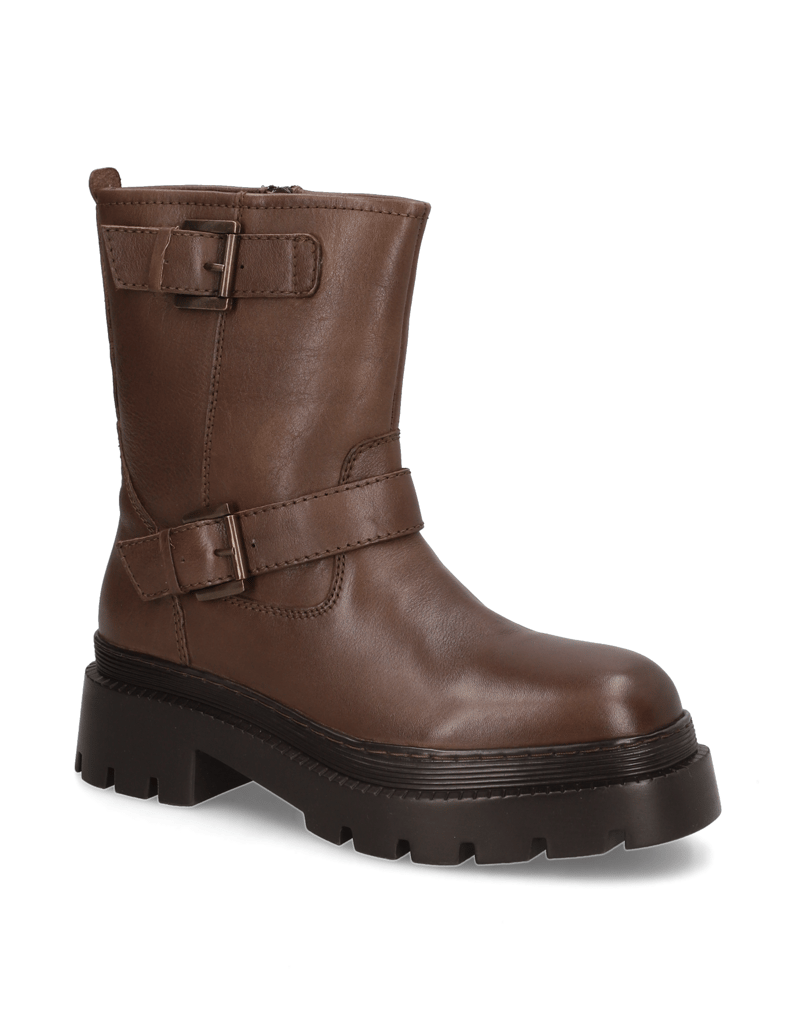 Kate-Gray-Glattleder-Boot-braun