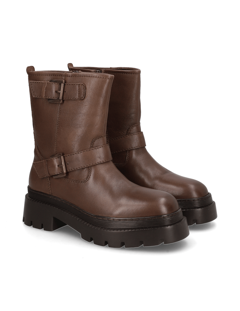 Kate-Gray-Glattleder-Boot-braun