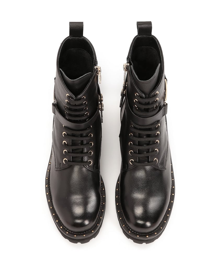 Kazar-Klassische-Stiefel-mit-abnehmbarem-Rieme-schwarz