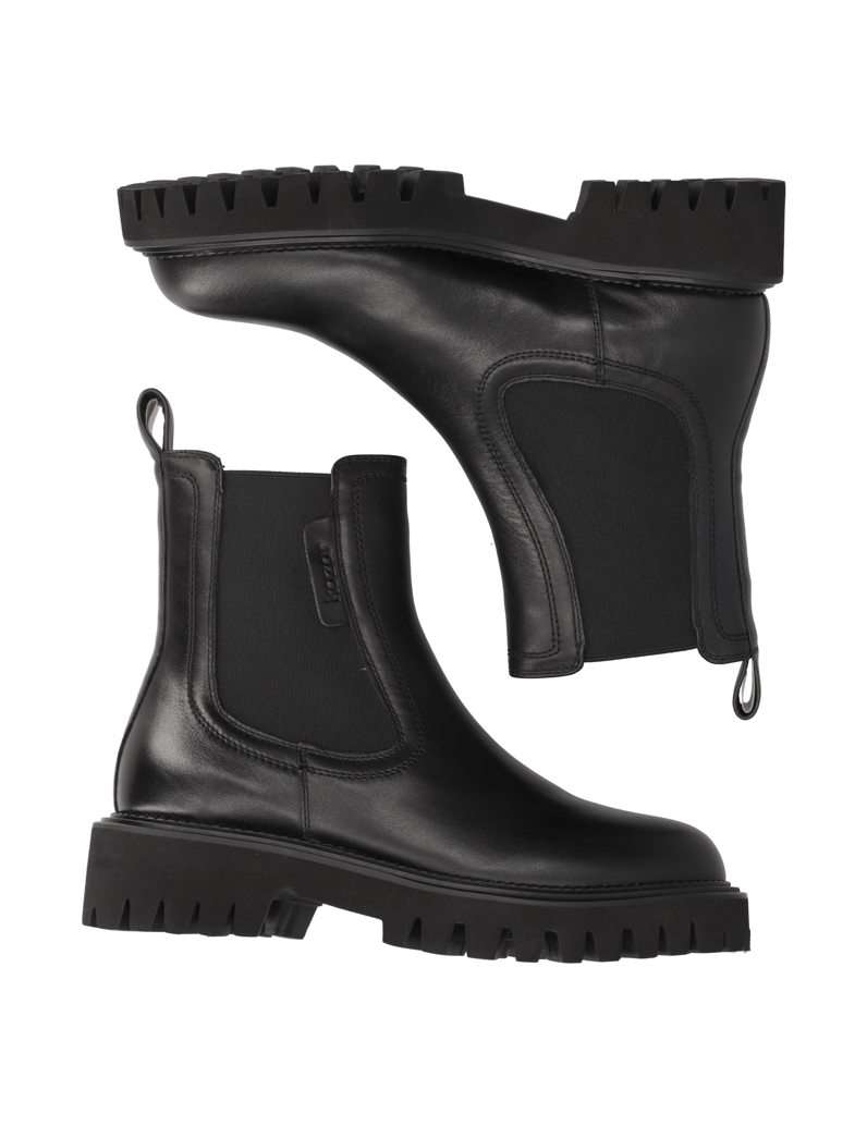 Kazar-Klassische-Chelsea-Stiefel-aus-Vollnarbe-schwarz