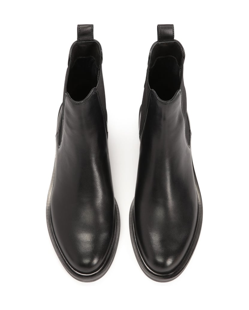 Kazar-Schlupfstiefel-mit-flacher-Sohle-schwarz