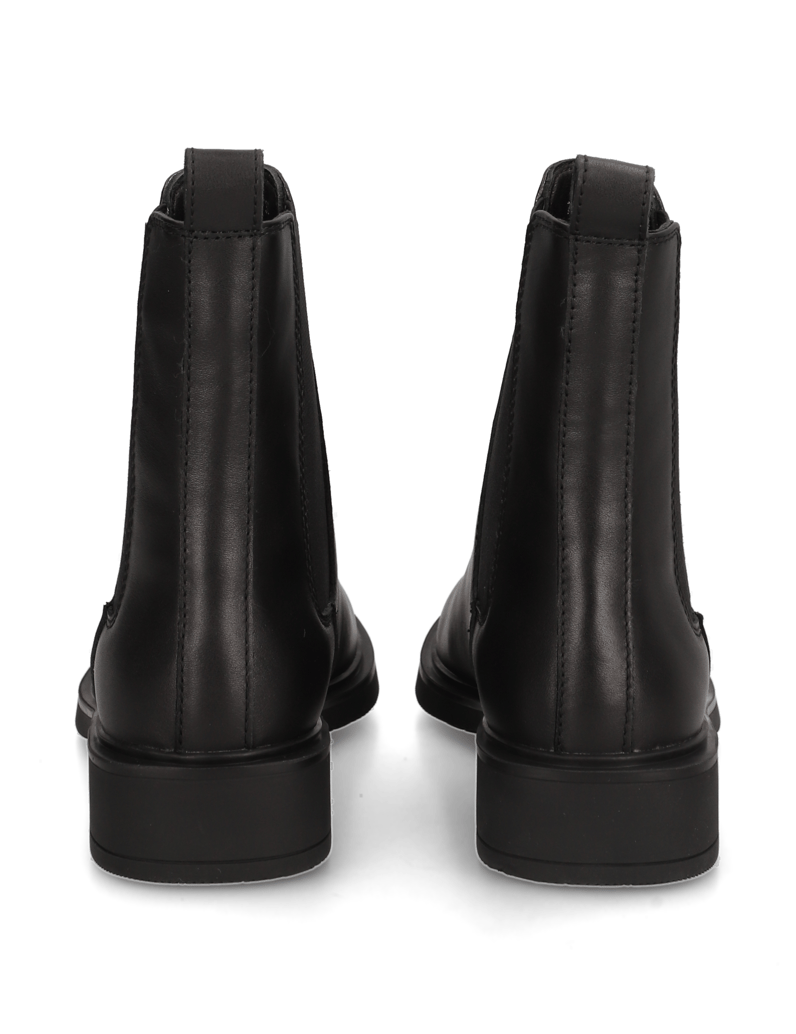 Kazar-Schlupfstiefel-mit-flacher-Sohle-schwarz