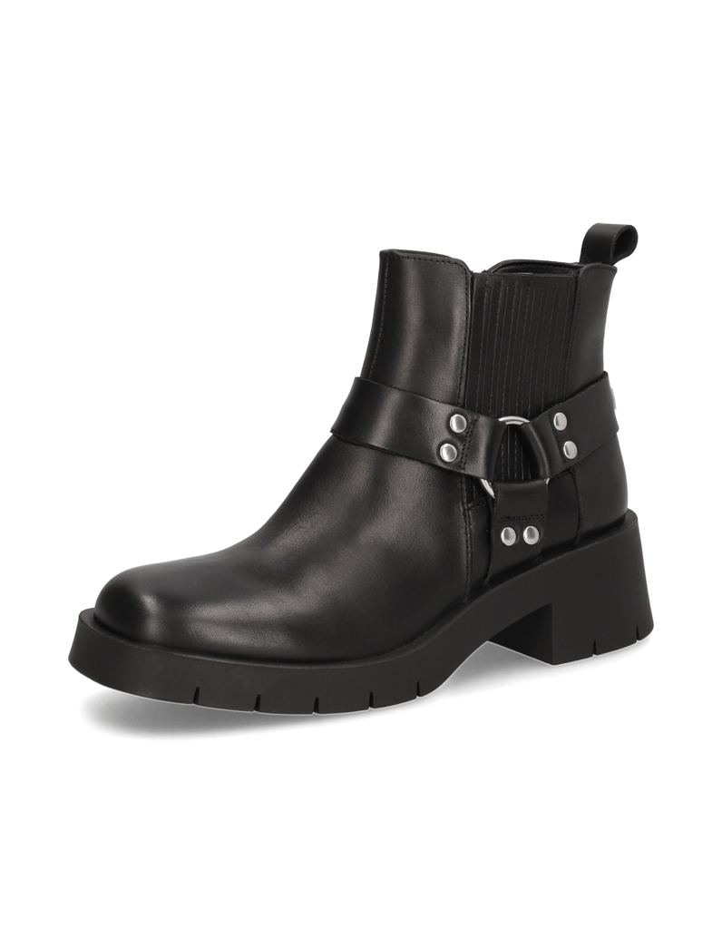 Kate-Gray-Glattleder-Stiefelette-schwarz
