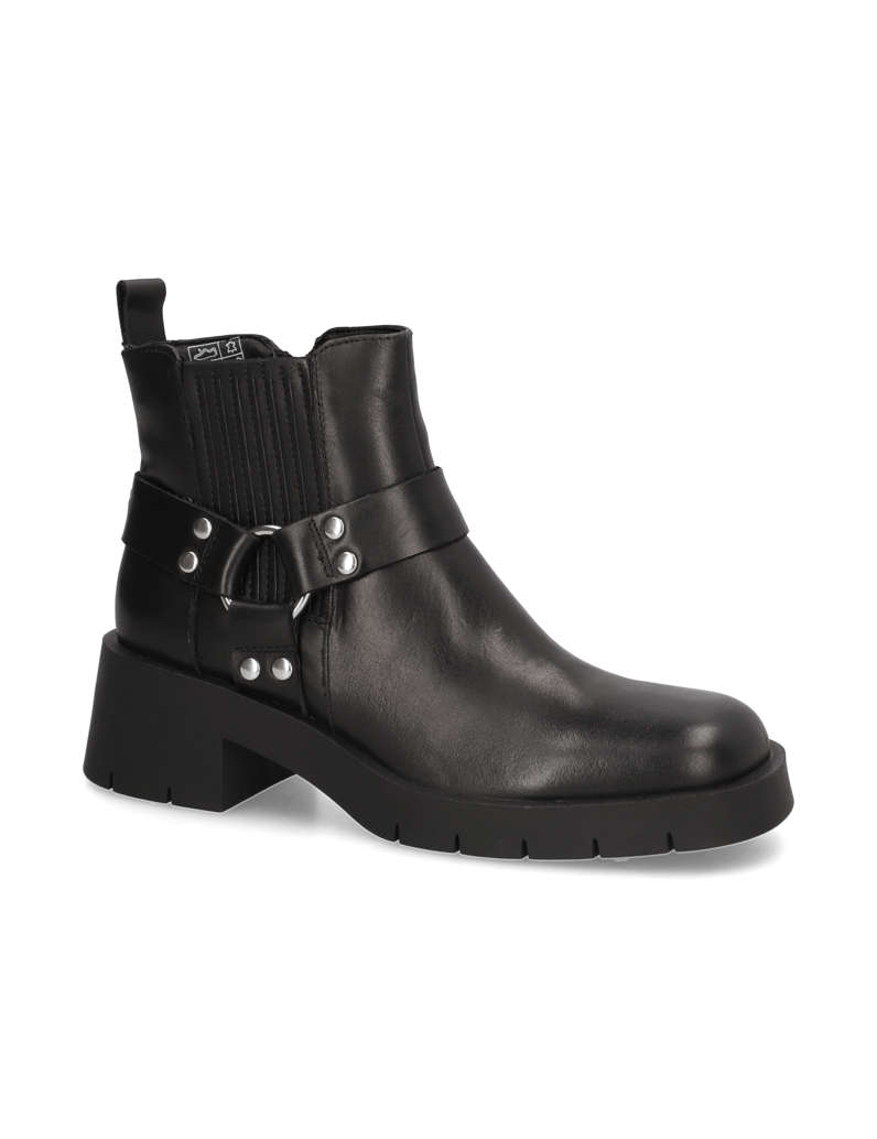 Kate-Gray-Glattleder-Stiefelette-schwarz