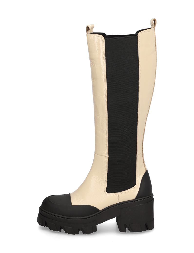 Kate-Gray-lakovaná-koža-čižmy-béžová