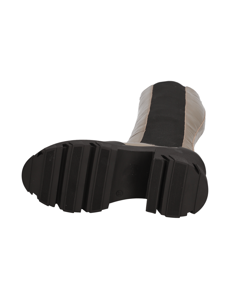 Kate-Gray-Lackleder-Stiefel-oliv