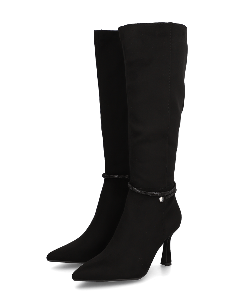 OMG!-Textil-Stiefel-schwarz