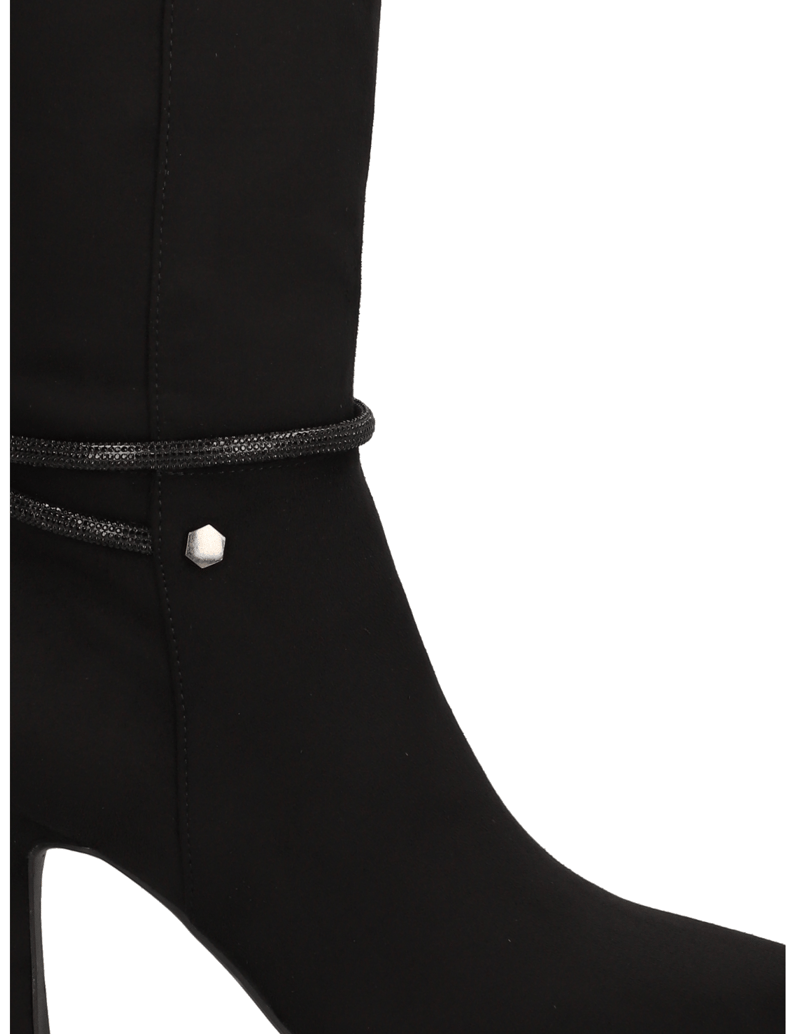 OMG!-Textil-Stiefel-schwarz