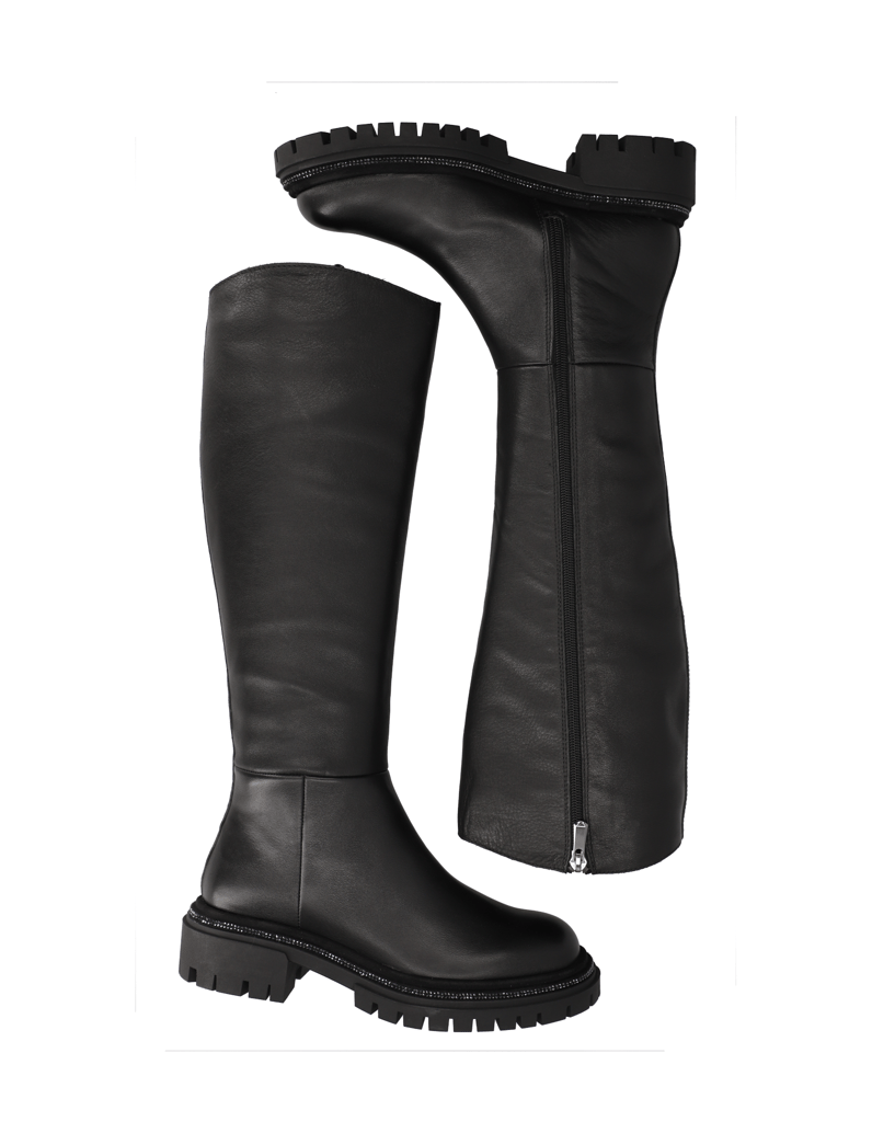 Kate-Gray-kozačky-černá