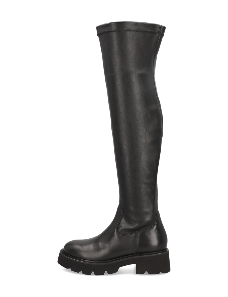 Kate-Gray-Lederkombination-Overknee-schwarz