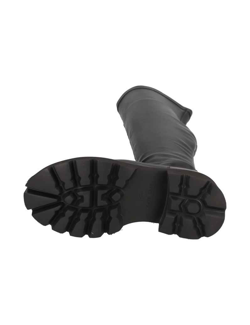 Kate-Gray-Lederkombination-Overknee-schwarz