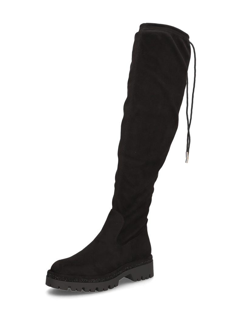 Kate-Gray-kozačky-nad-kolena-černá