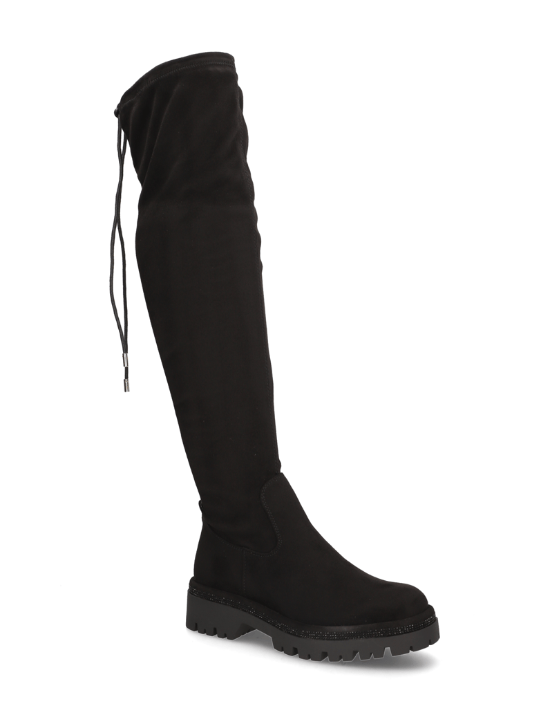 Kate-Gray-kozačky-nad-kolena-černá