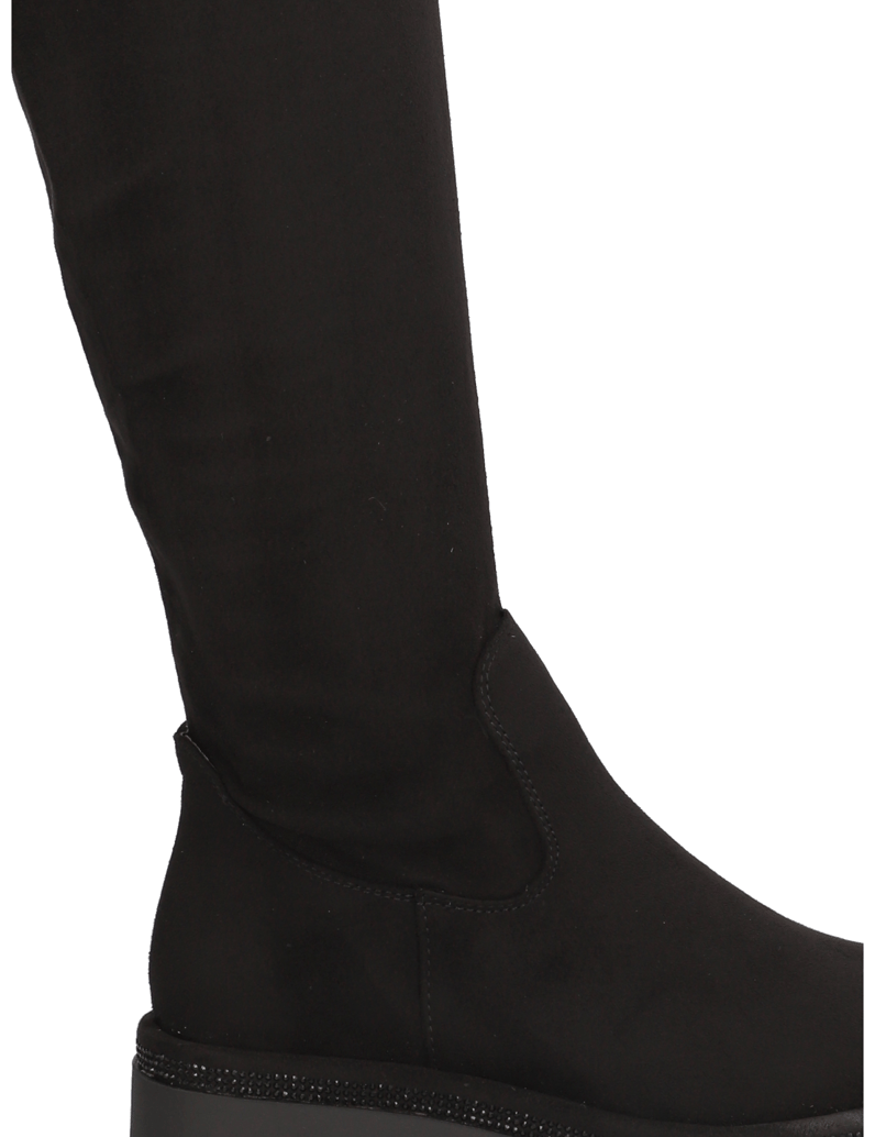 Kate-Gray-kozačky-nad-kolena-černá