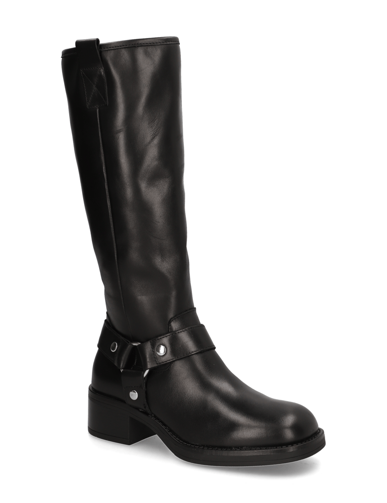 Kate-Gray-Glattleder-Stiefel-schwarz