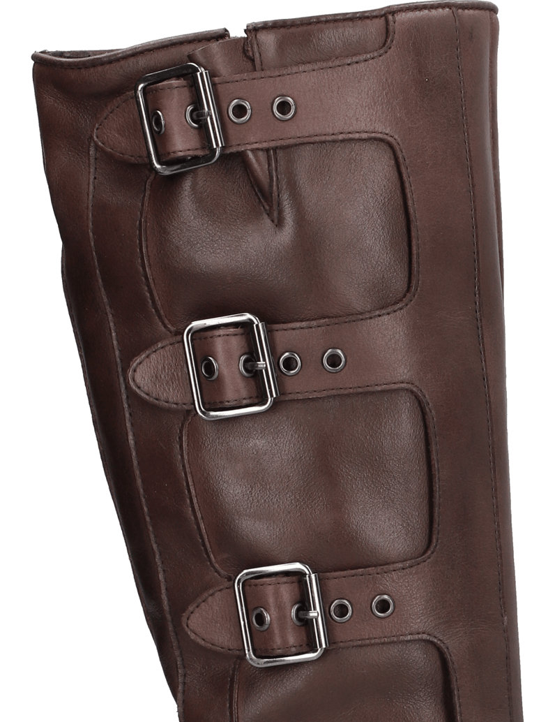 Kate-Gray-hladká-koža-čižmy-hnedá