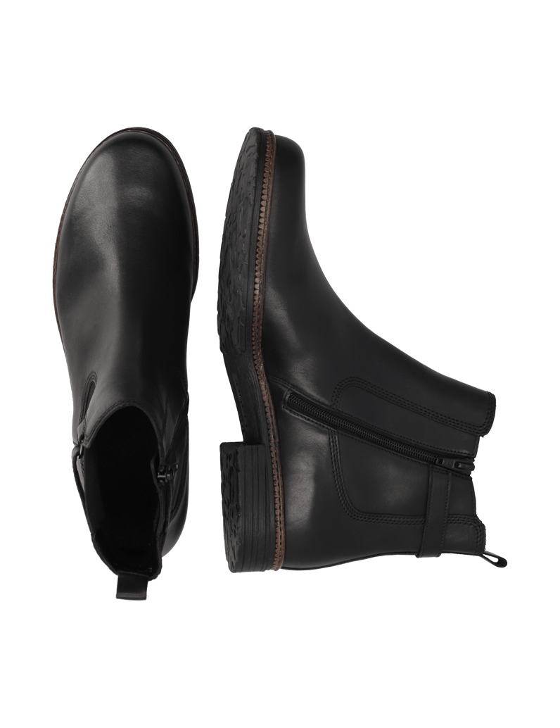 Gabor-Veloursleder-Boot-schwarz