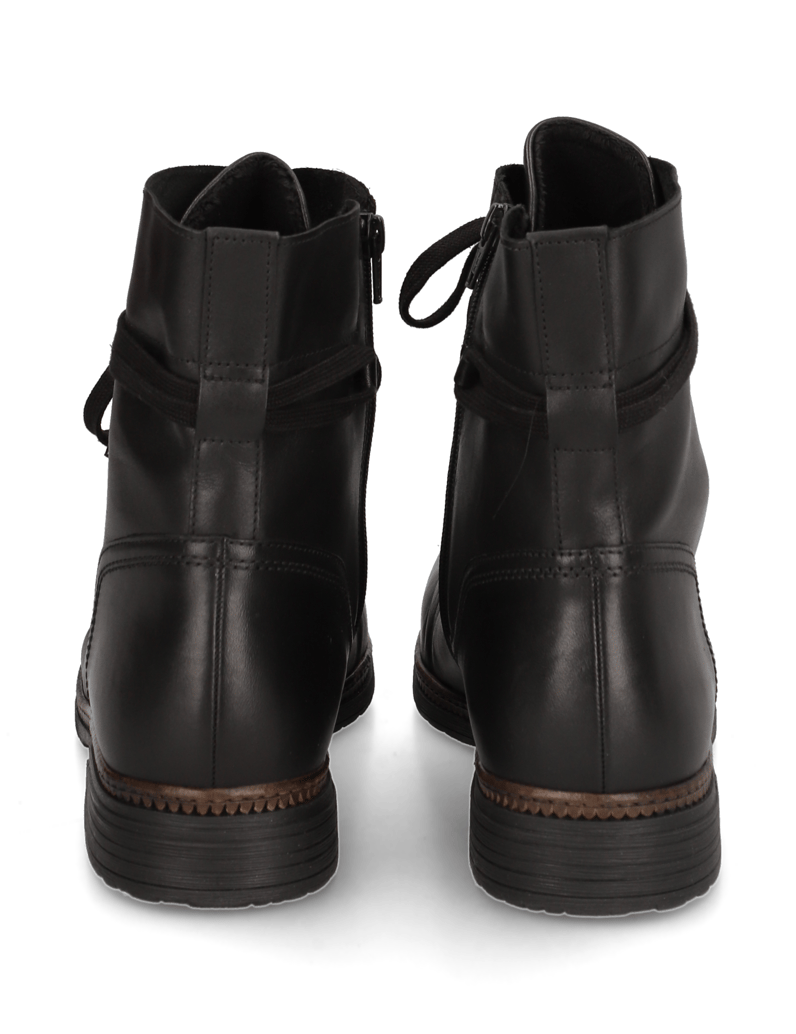 Gabor-hladká-koža-snurovacia-obuv-čierna