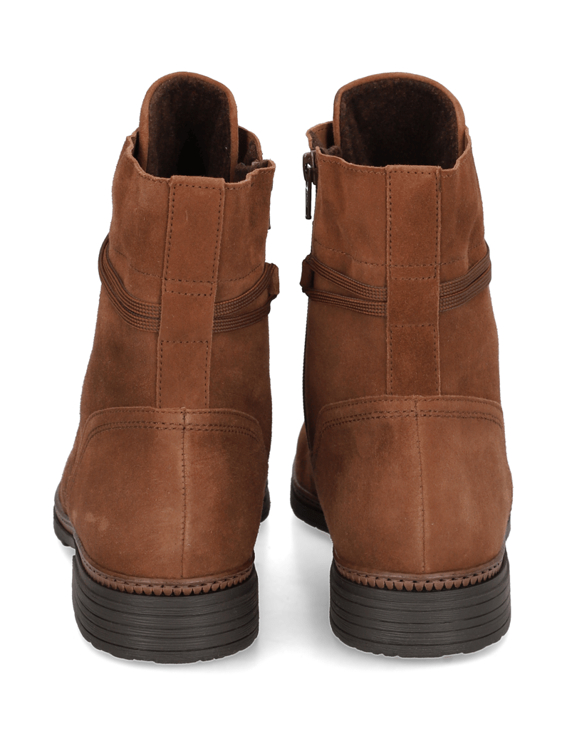 Gabor-velúr-snurovacia-obuv-čierna