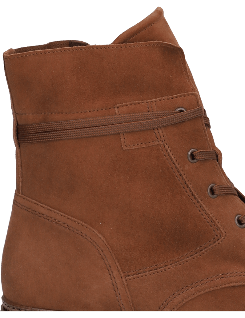 Gabor-velúr-snurovacia-obuv-čierna