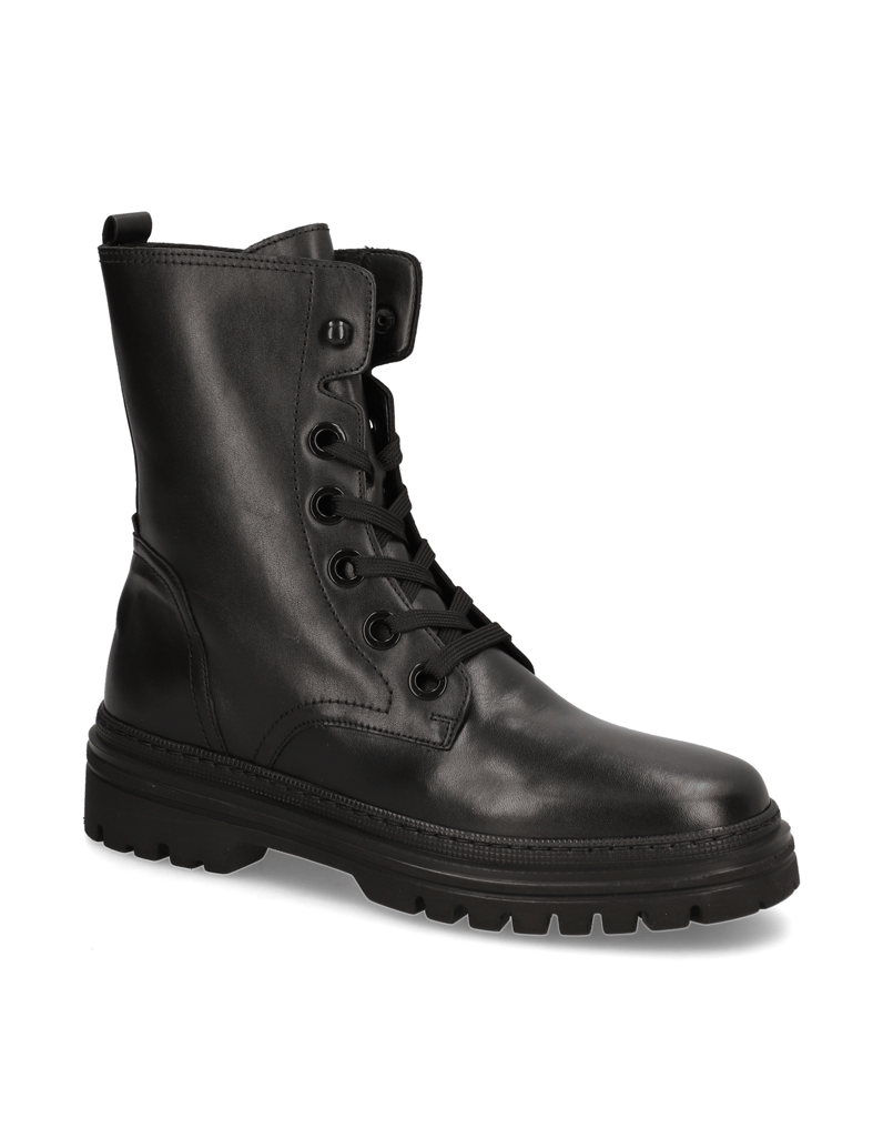 Gabor-Glattleder-Schnürboot-čierna