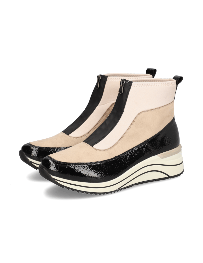 Remonte-Textil-Boot-beige