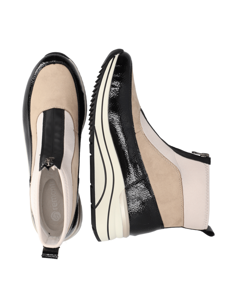 Remonte-Textil-Boot-beige
