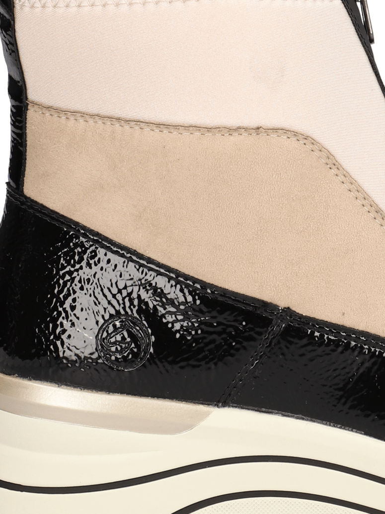 Remonte-Textil-Boot-beige