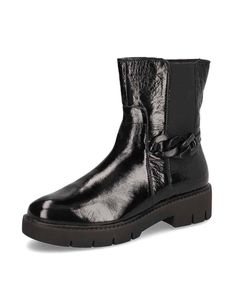 TAMARIS-Comfort-Glattleder-Boot-schwarz