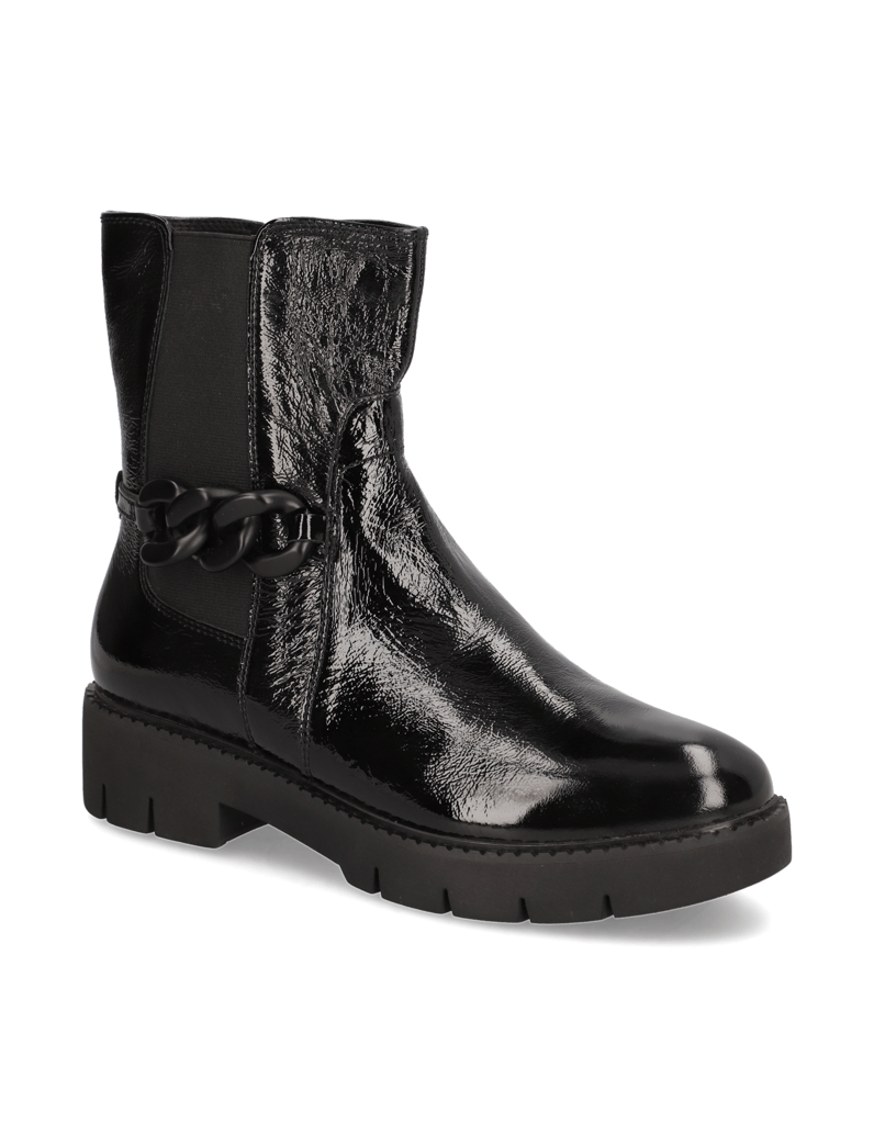 TAMARIS-Comfort-Glattleder-Boot-schwarz
