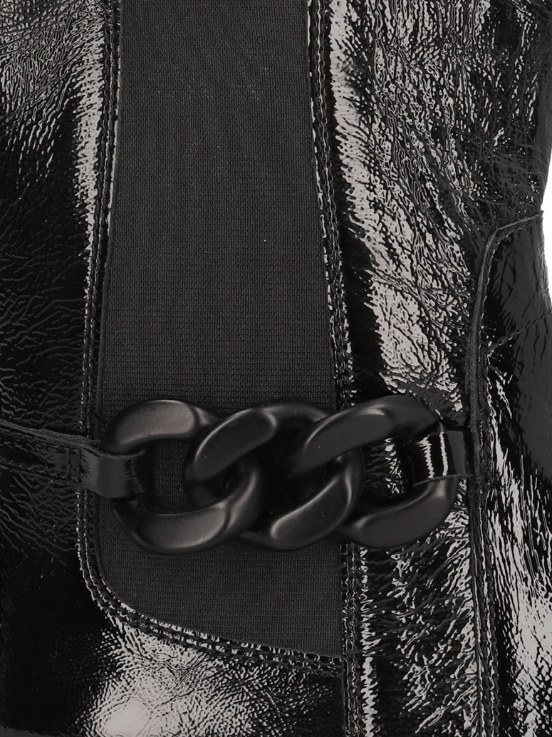 TAMARIS-Comfort-Glattleder-Boot-schwarz