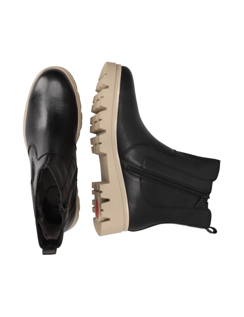 TAMARIS-Comfort-Glattleder-Chelsea-Boot-schwarz