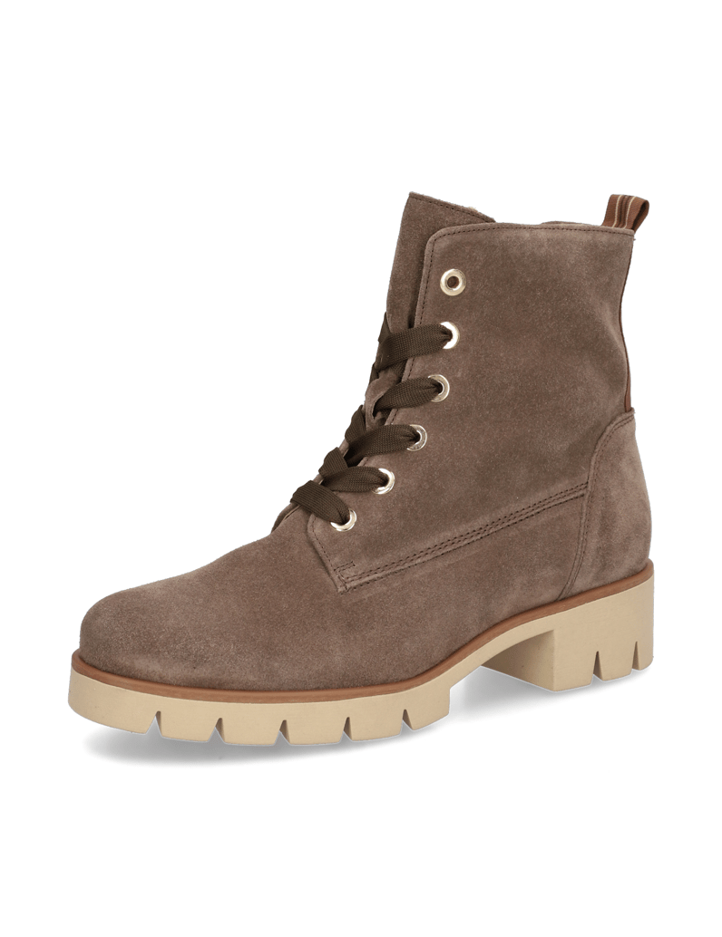 Gabor-šněrovací-kotníčkové-boty-hnědá