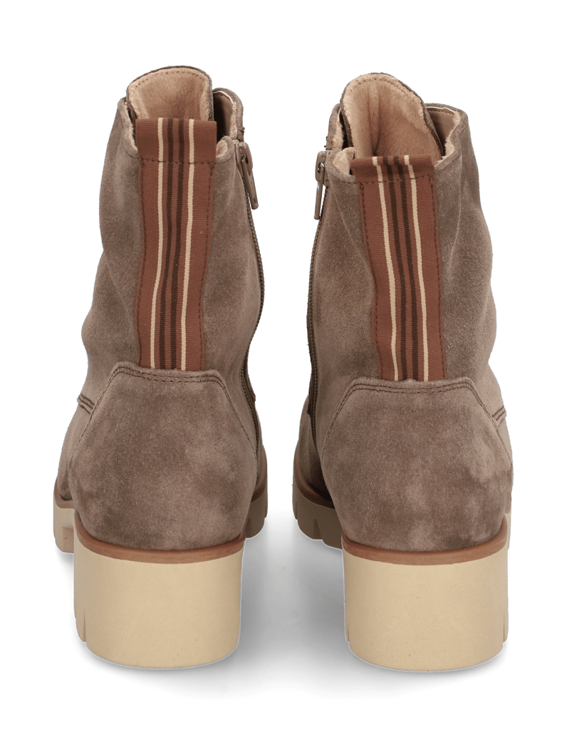 Gabor-šněrovací-kotníčkové-boty-hnědá