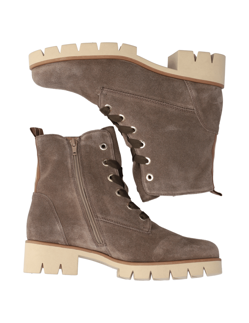 Gabor-šněrovací-kotníčkové-boty-hnědá