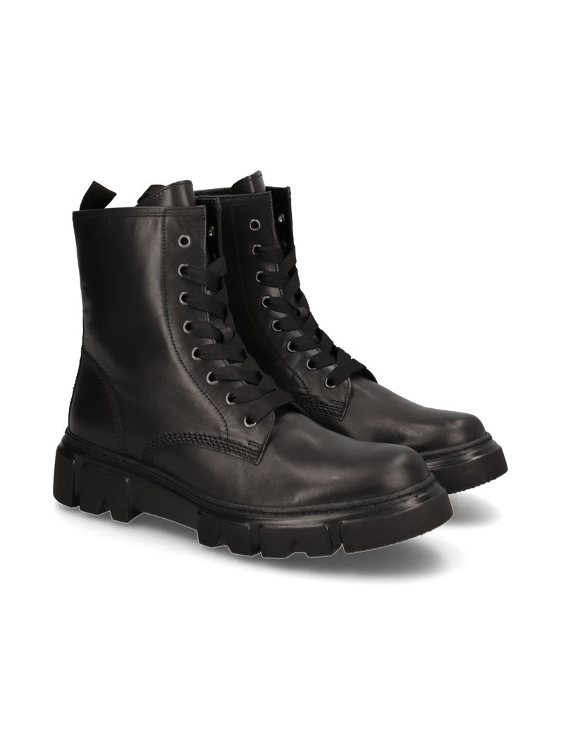 Gabor-hladká-kůže-šněrovací-kotníčkové-bo-černá