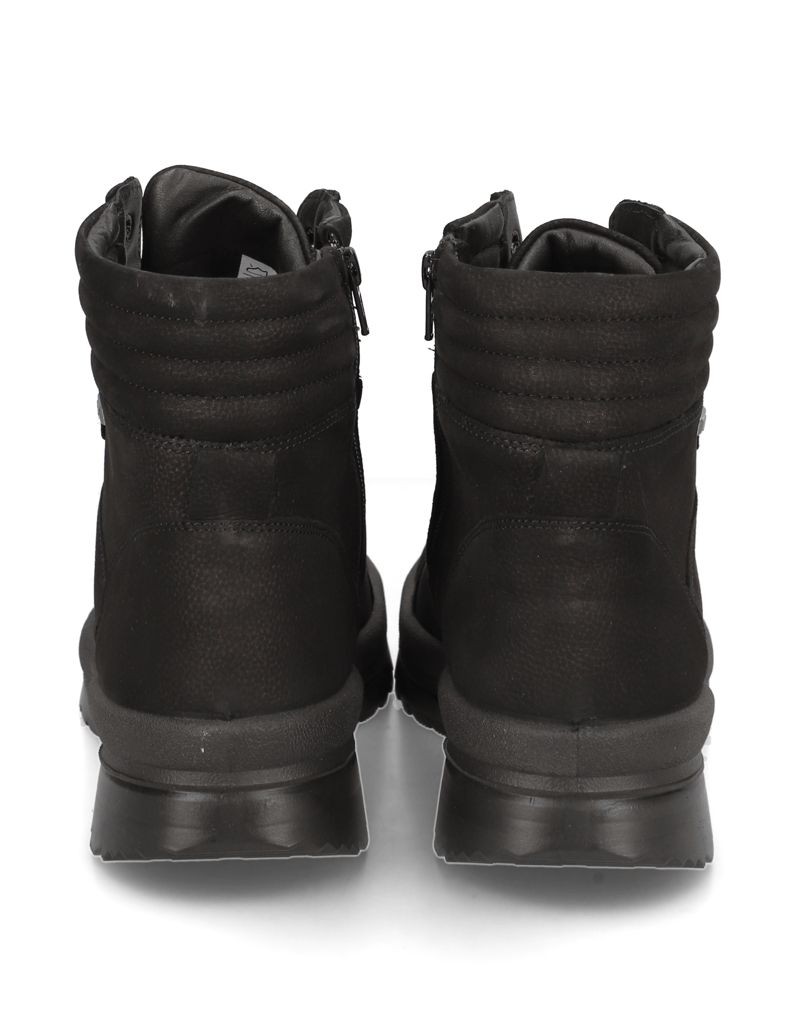 Jomos-kombinace-kůže-šněrovací-kotníčkové-černá