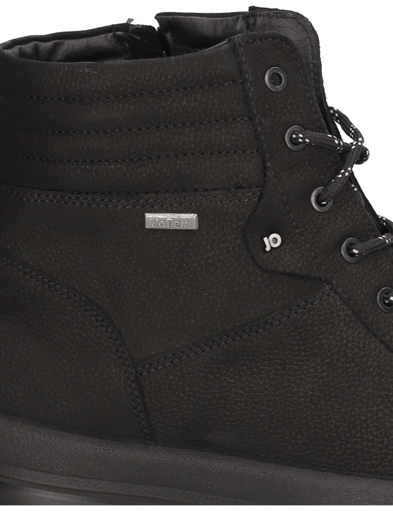Jomos-kombinace-kůže-šněrovací-kotníčkové-černá