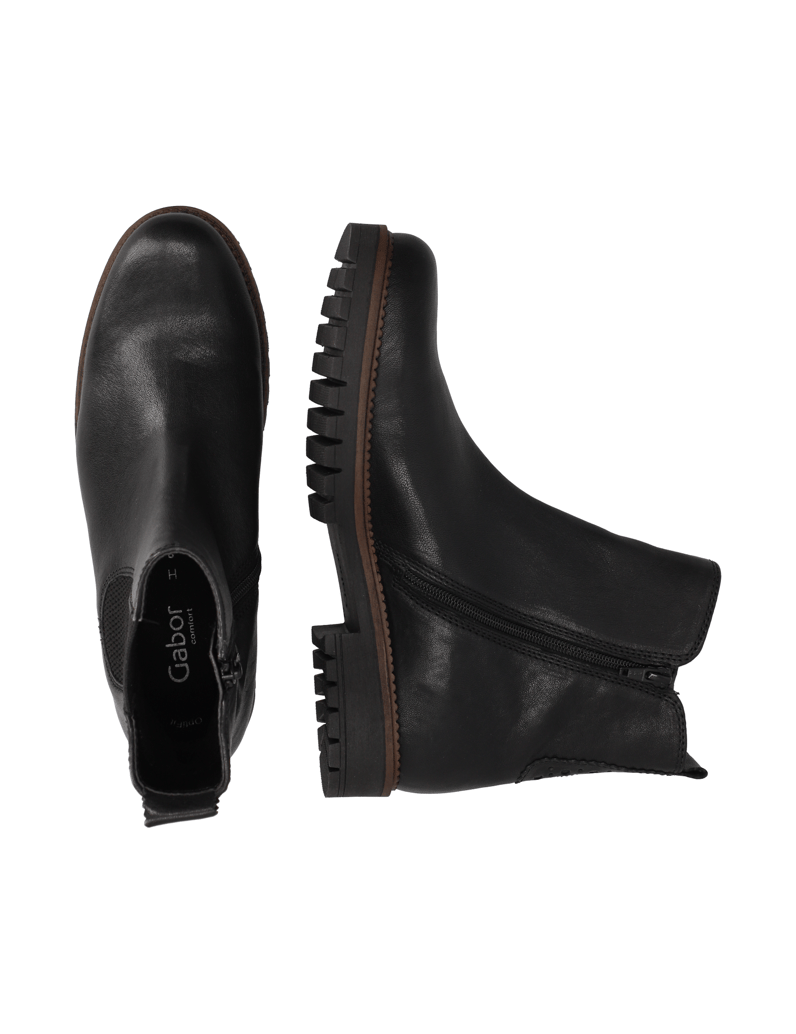 Gabor-chelsea-boots-čierna