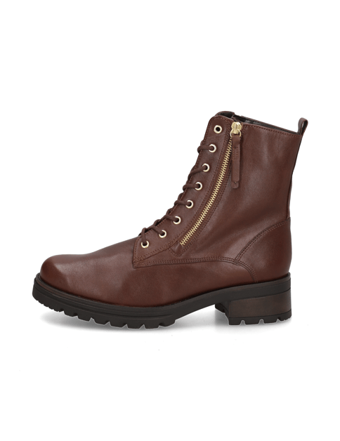 

šněrovací kotníčkové boty, Hnědá