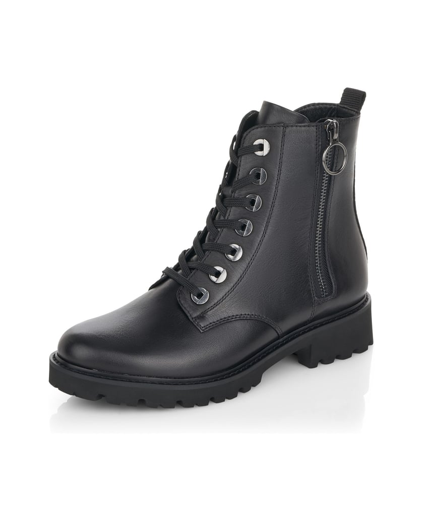 Remonte-Schnürstiefel-D8671-schwarz
