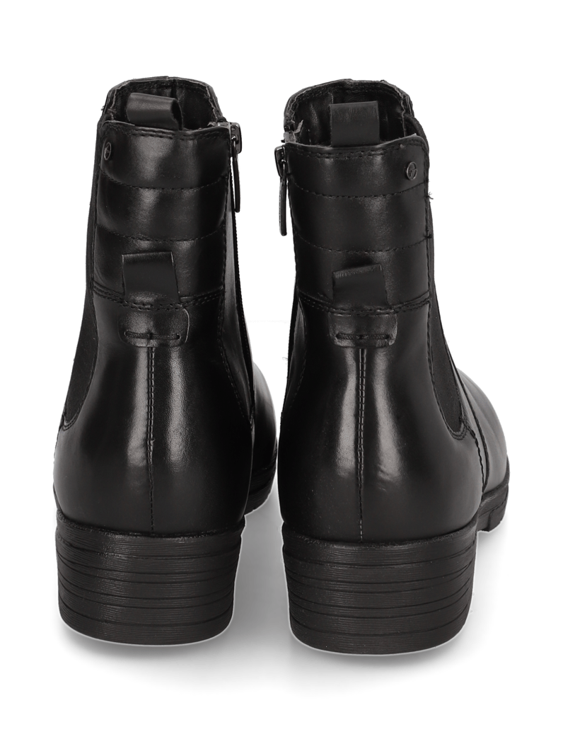 TAMARIS-Comfort-Glattleder-Chelsea-Boot-čierna
