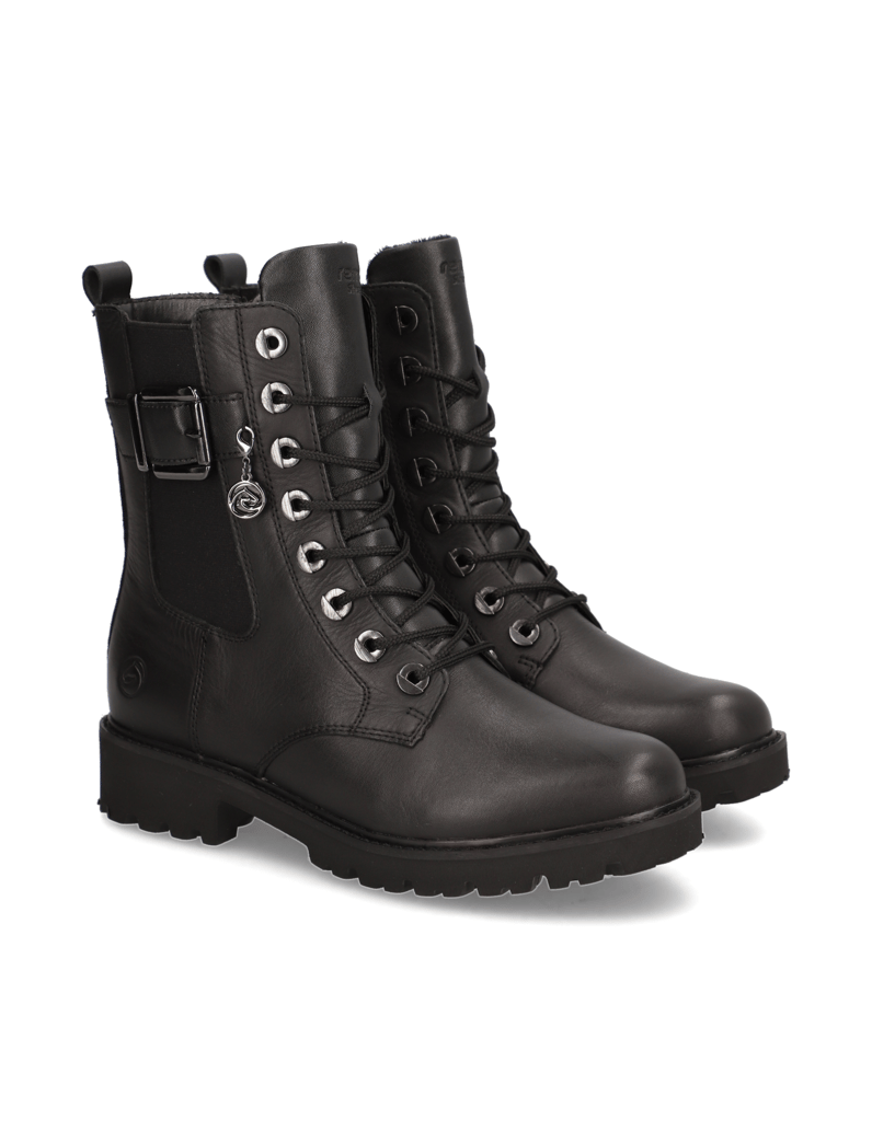 Remonte-Lederkombination-Stiefelette