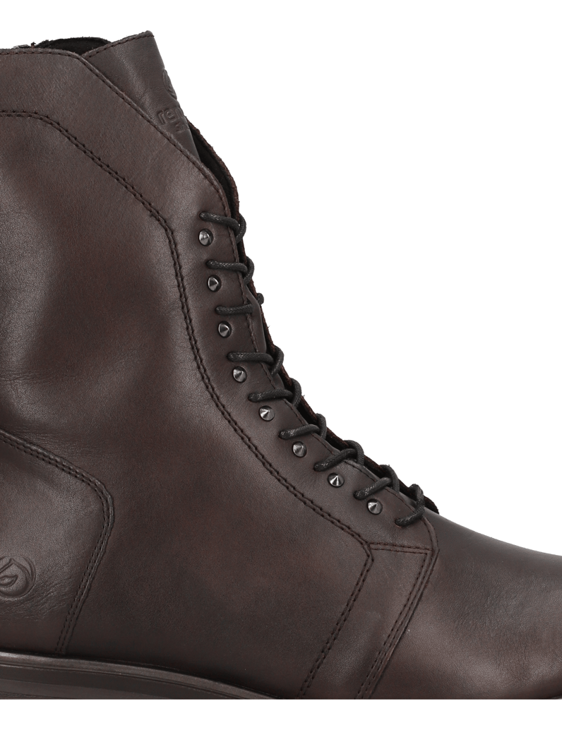 Remonte-Glattleder-Stiefelette-grau