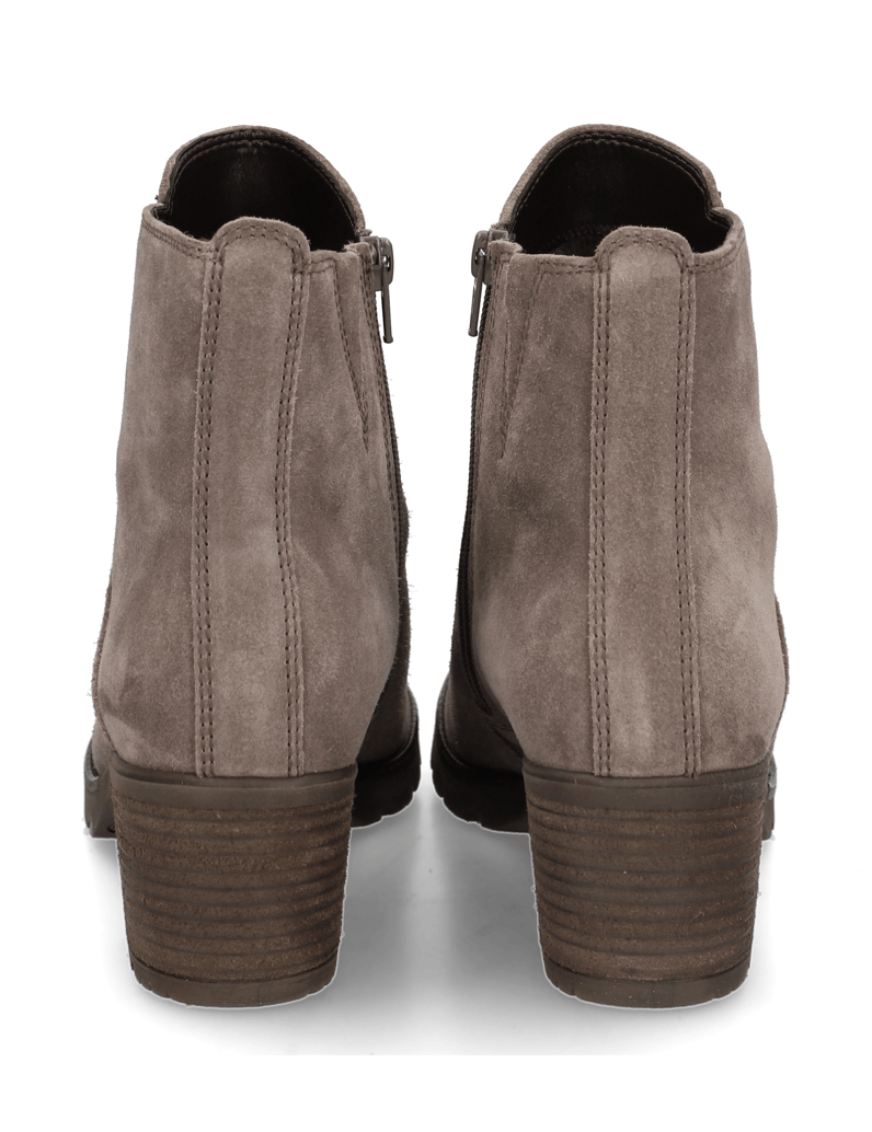 Gabor-Veloursleder-Stiefelette-schwarz