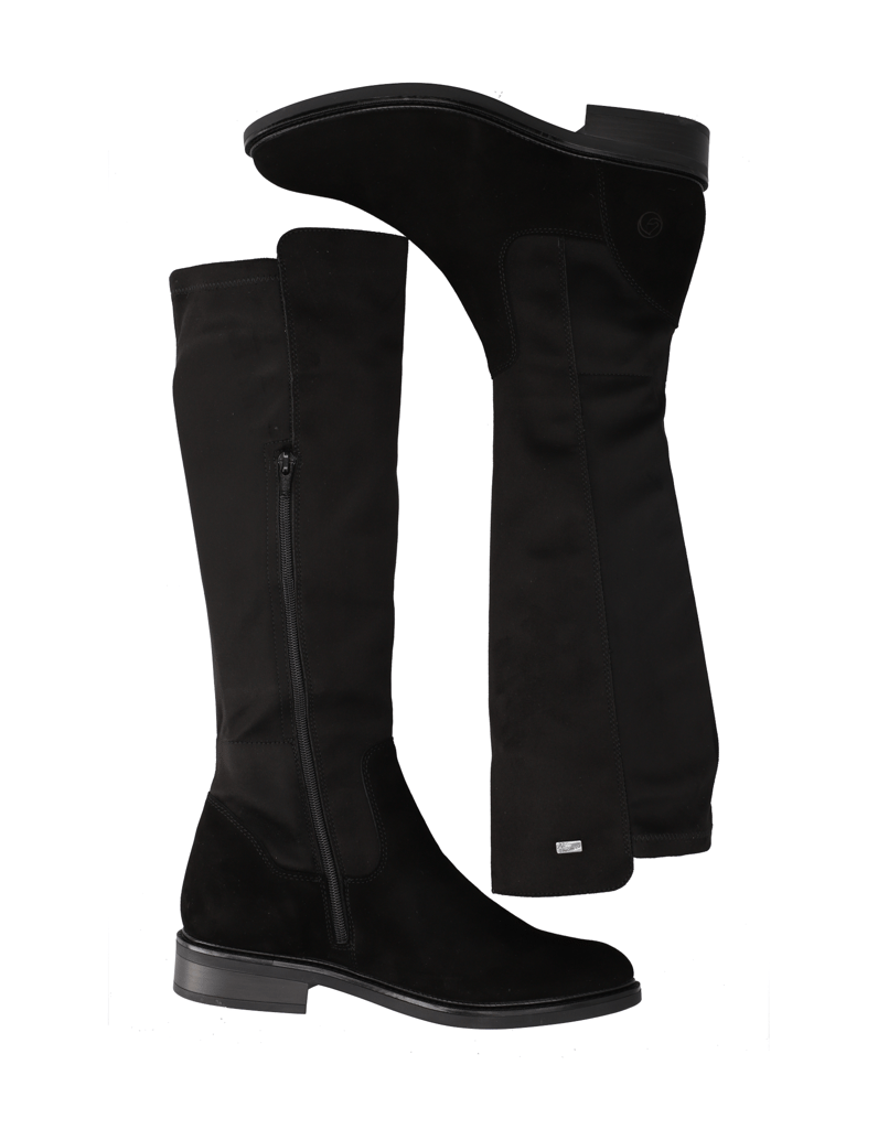 Remonte-kozačky-černá