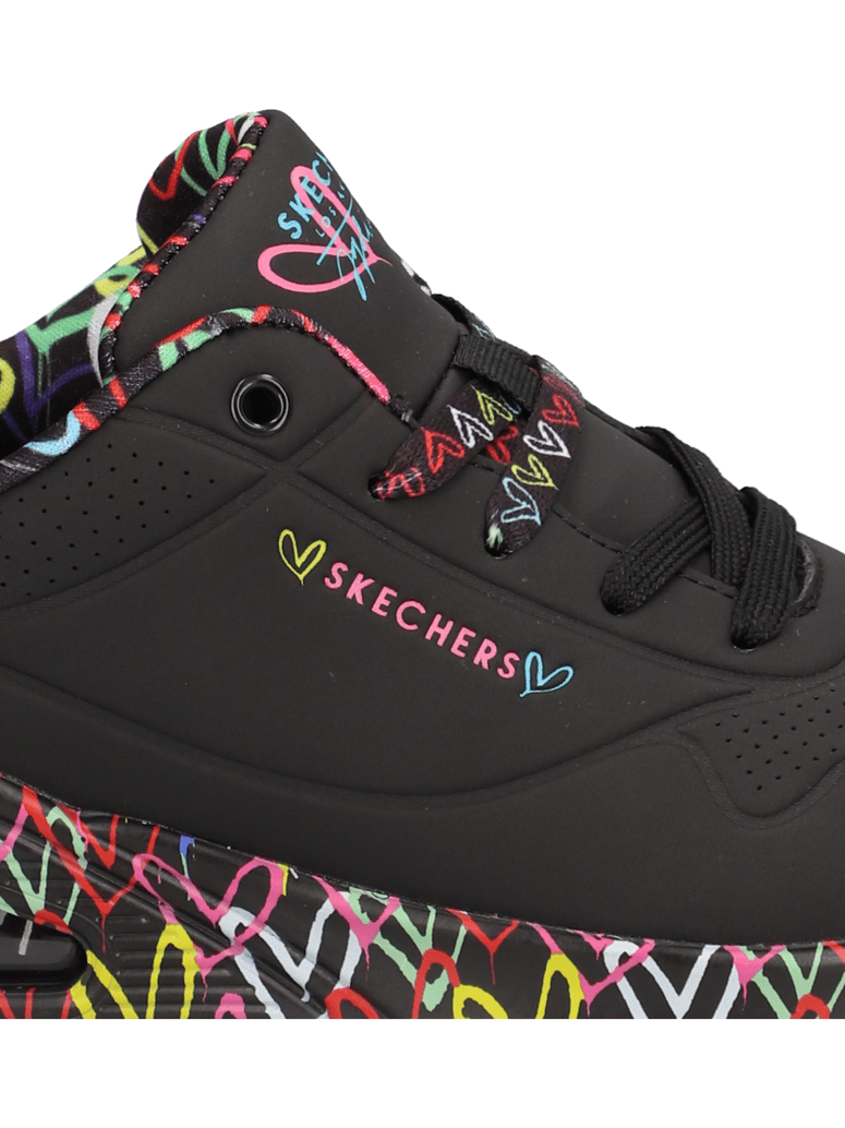 Skechers-UNO-LOVING-LOVE-černá