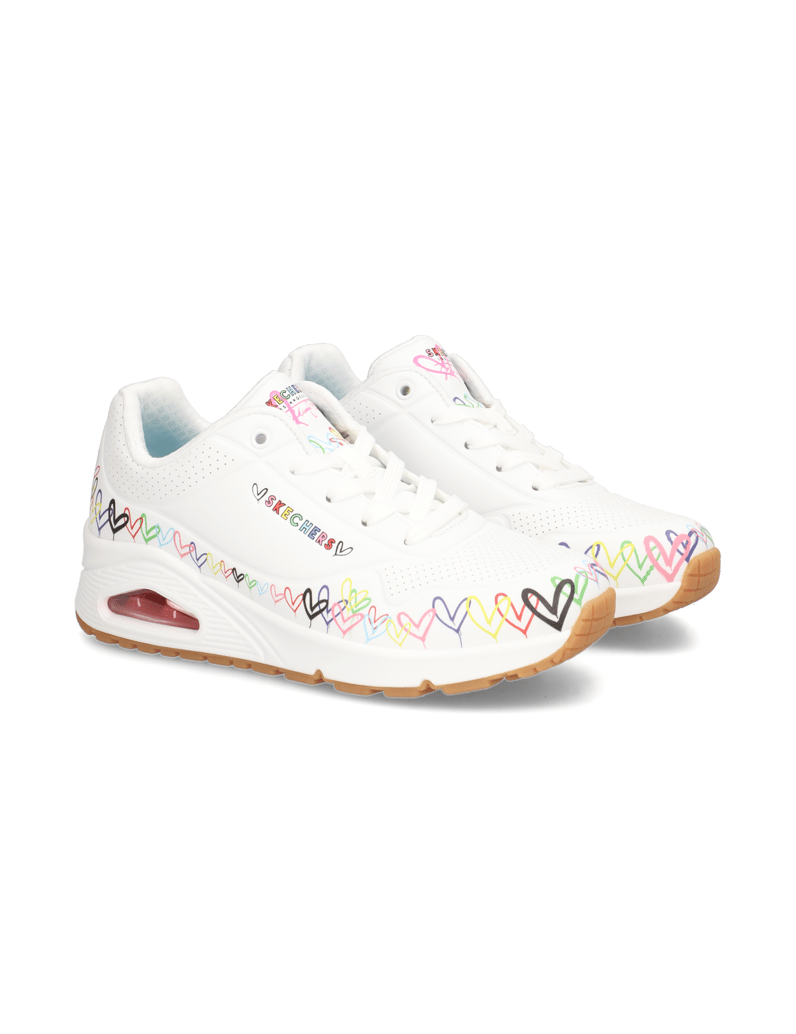 Skechers-UNO-JGOLDCROWM-HEART-PRINT-weiss